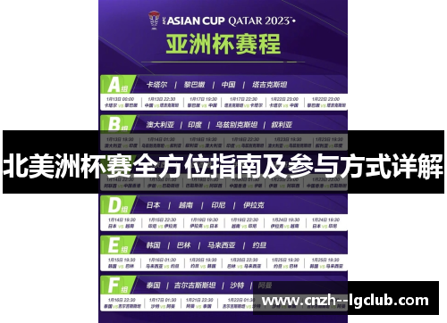北美洲杯赛全方位指南及参与方式详解